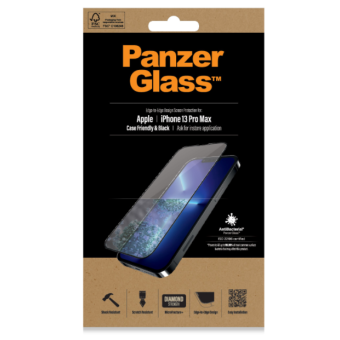 Tvrdené sklo na Apple iPhone 13 Pro Max/14 Plus PanzerGlass Case Friendly AB čierne