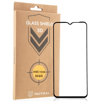 Tvrdené sklo na Vivo Y33s Tactical Shield 5D čierne 