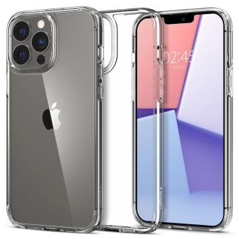 Odolné puzdro na Apple iPhone 13 Pro Max Spigen Ultra Hybrid Crystal transparentné