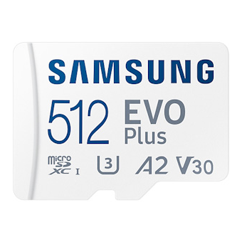 Pamäťová karta Samsung micro SDXC 512 GB EVO Plus + SD adaptér