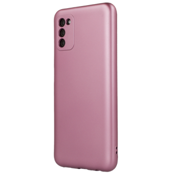 Silikónové puzdro na Apple iPhone 11 Metallic ružové