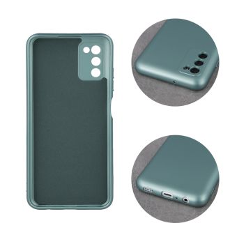 Silikónové puzdro na Samsung Galaxy A12 A125/M12 M127 Metallic zelené