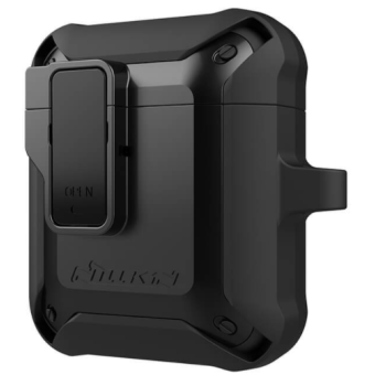 Plastové puzdro na Apple Airpods 1/2 Nillkin Bounce čierne