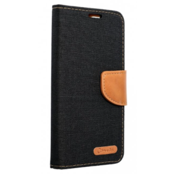 Diárové puzdro na Xiaomi Mi 11 Lite 5G/Mi 11 Lite/11 Lite 5G NE Canvas čierne