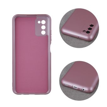 Silikónové puzdro na Motorola Moto E7 Power/E7i Power Metallic ružové