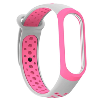 Náhradný remienok na Xiaomi Mi Band 3/4 Beline sivo-ružový