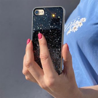 Silikónové puzdro na Xiaomi Redmi 9A/9AT Glitter Star zelené