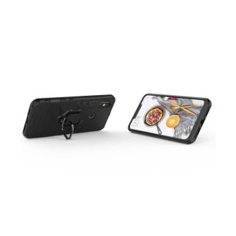 Odolné puzdro na Xiaomi Redmi Note 10 5G/Poco M3 Pro/M3 Pro 5G Ring Armor čierne 