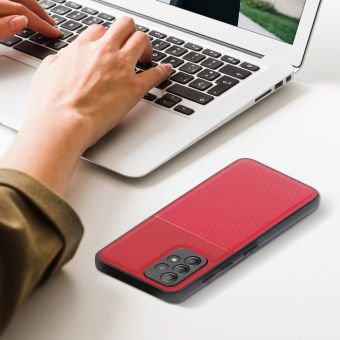 Plastové puzdro na Xiaomi Mi 11 Lite/Mi 11 Lite 5G Forcell Noble červené
