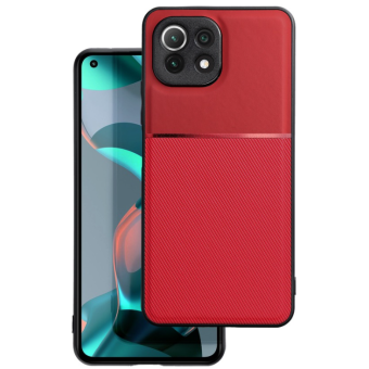 Plastové puzdro na Xiaomi Mi 11 Lite/Mi 11 Lite 5G Forcell Noble červené