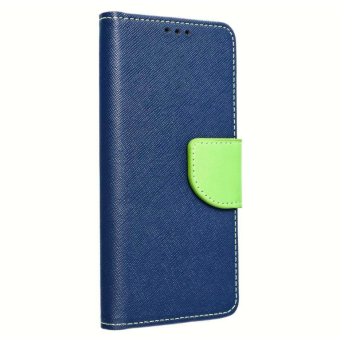 Diárové puzdro na Xiaomi 12/12X 5G Fancy Book modro limetkové