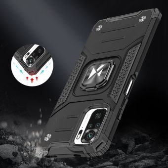 Odolné puzdro na Xiaomi Redmi Note 10/10s Rugged Ring Armor modré