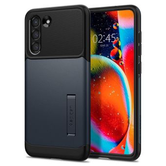 Odolné puzdro na Samsung Galaxy S21 FE 5G Spigen Slim Armor metal
