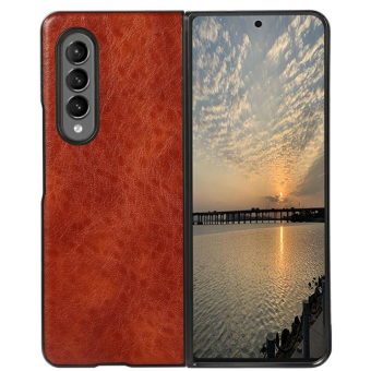 Kožené puzdro na Samsung Galaxy Z Fold 3 5G Beline Leather hnedé