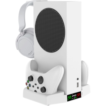 Multifunkčný nabíjací stojan iPega XBS011 pre Xbox Series S biely