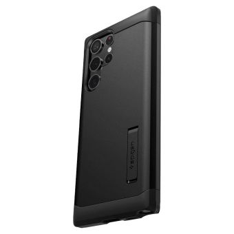 Odolné puzdro na Samsung Galaxy S22 Ultra 5G S908 Spigen Tough Armor čierne