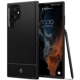 Odolné puzdro na Samsung Galaxy S22 Ultra 5G Spigen Core Armor čierne