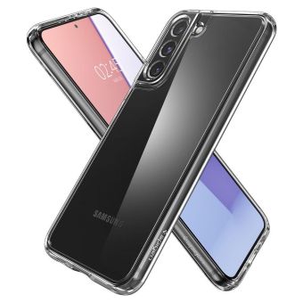 Odolné puzdro na Samsung Galaxy S22 5G S901 Spigen Ultra Hybrid Crystal transparentné