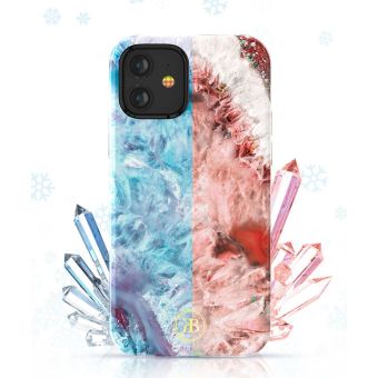 Zadné puzdro na Apple iPhone 12/12 Pro Kingxbar Agate modré