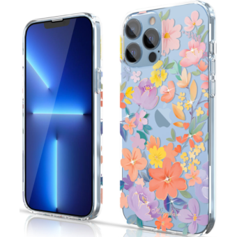 Zadné puzdro na Apple iPhone 13 Pro Max Kingxbar Brilliant svetloružové