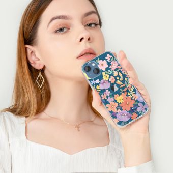 Zadné puzdro na Apple iPhone 13 Kingxbar Brilliant ružové