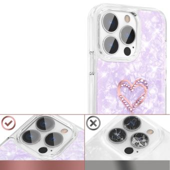 Zadné puzdro na Apple iPhone 13 Pro Max Kingxbar Epoxy fialové
