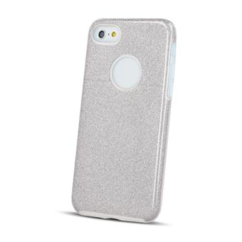 Glitter 3in1 TPU Samsung Galaxy S22 G901 strieborné