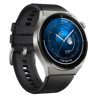 Huawei Watch GT 3 Pro Titanium 46mm Fluorelastomer Strap čierne