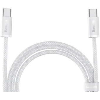 Kábel Baseus Dynamic CALD000302, Type C to Type C PD100W, 2m, biely