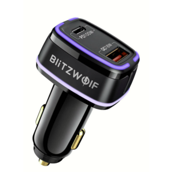 Autonabíjačka Blitzwolf BW-SD8 1xUSB 1xUSB-C 100W