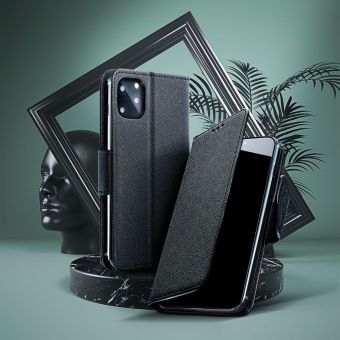 Diárové puzdro na Realme C35 Fancy čierne