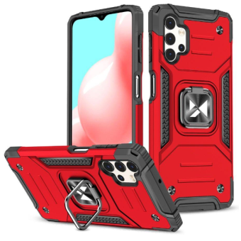 Odolné puzdro na Samsung Galaxy A53 5G Rugged Ring Armor červené