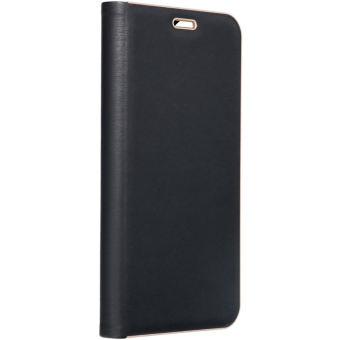 Diárové puzdro na Xiaomi Redmi 10C/Poco C40 LUNA Gold čierne