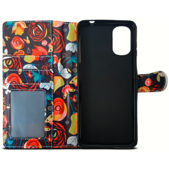 Diárové puzdro na Motorola Moto G22/E32/E32s Licence ART Book kvety a motýle