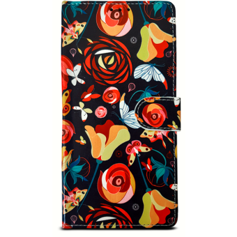 Diárové puzdro na Xiaomi Redmi Note 11/Note 11S Licence ART Book kvety a motýle