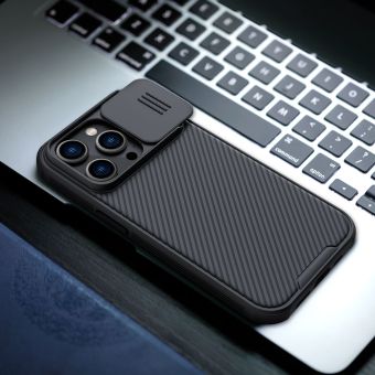 Odolné puzdro na Apple iPhone 14 Pro Nillkin CamShield Pro čierne