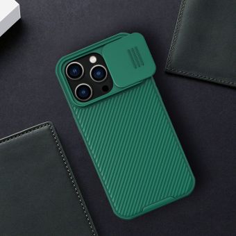 Odolné puzdro na Apple iPhone 14 Pro Max Nillkin CamShield Pro zelené