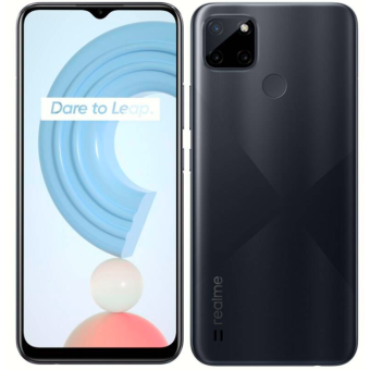 Realme C21Y, 3/32 GB, Dual SIM, Cross Black - SK distribúcia
