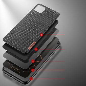 Plastové puzdro na Xiaomi Redmi Note 10 Pro/10 Pro Max Dux Ducis Fino čierne 