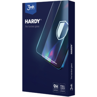 Tvrdené sklo na Samsung Galaxy S22+ 5G S906 3MK Hardy celotvárové čierne