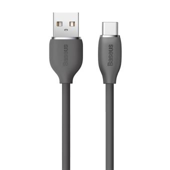 Kábel Baseus Jelly Liquid, USB na USB-C 100W, 1,2 m, čierny