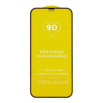 Tempered Glass 9D Apple iPhone XR/11 black frame