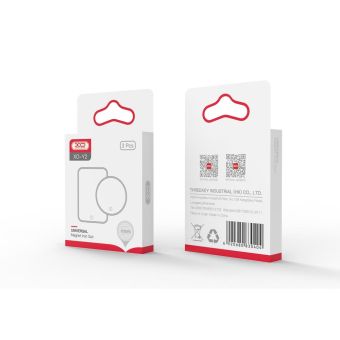 XO Y2 sada nálepiek pre magnetický držiak Silver (3ks)