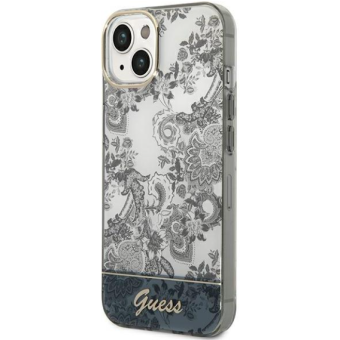 Plastové puzdro Guess na Apple iPhone 14 Pro GUHCP14LHGPLHG Toile De Jouy sivé