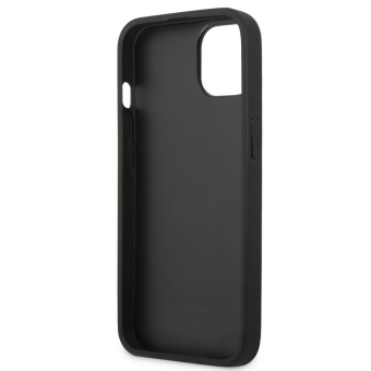 Kryt na Apple iPhone 14 Plus Guess PU 4G Metal Logo GUHCP14M4GMGGR sivé