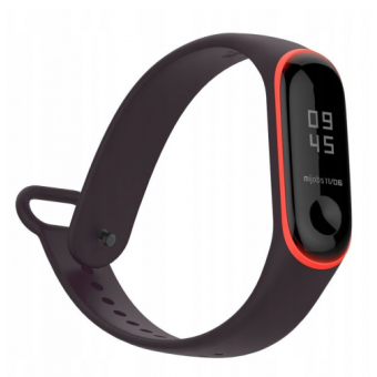 Náhradný remienok na Xiaomi Mi Band 3/4 Tech-protect Smooth čierno-červený