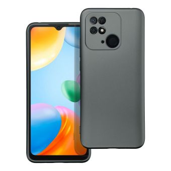 Silikónové puzdro na Xiaomi Redmi 10C/Poco C40 Metallic sivé