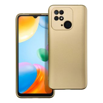 Silikónové puzdro na Xiaomi Redmi 10C/Poco C40 Metallic zlaté