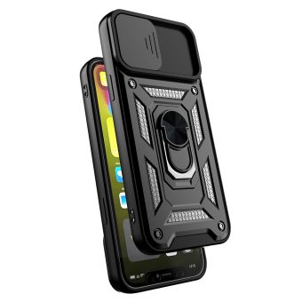 Odolné puzdro na Xiaomi Redmi 9A/9AT Camshield Ring Armor čierne