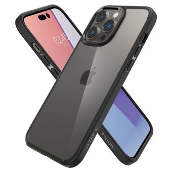 Odolné puzdro na Apple iPhone 14 Pro Max Spigen Ultra Hybrid Matte čierne
